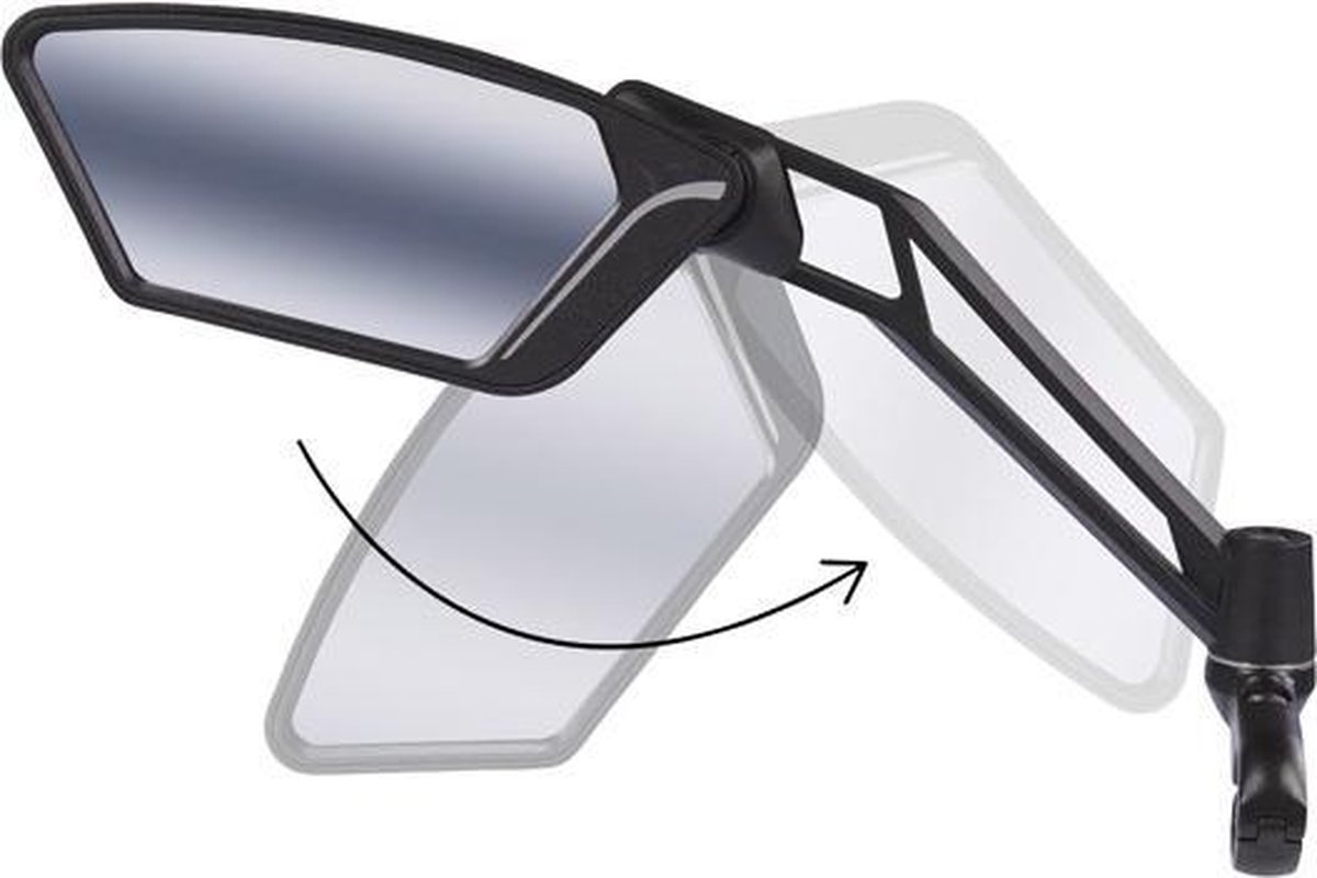 Simson Spiegel Excellent (Anti-Reflecterend) - Zwart