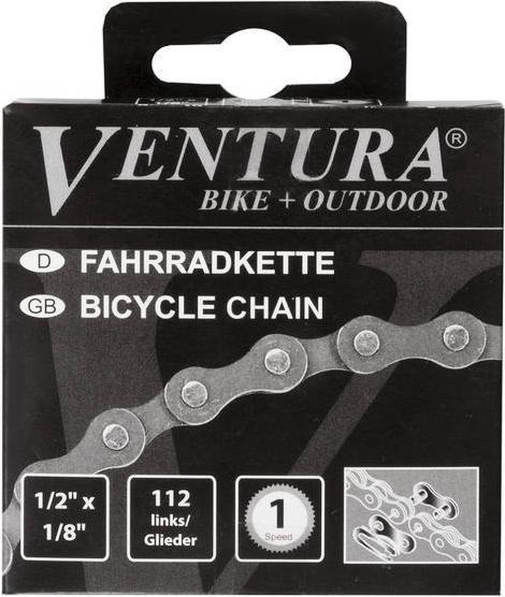 Ventura Fietsketting 1/2 x 1/8 - 1 Speed - 112 Schakels
