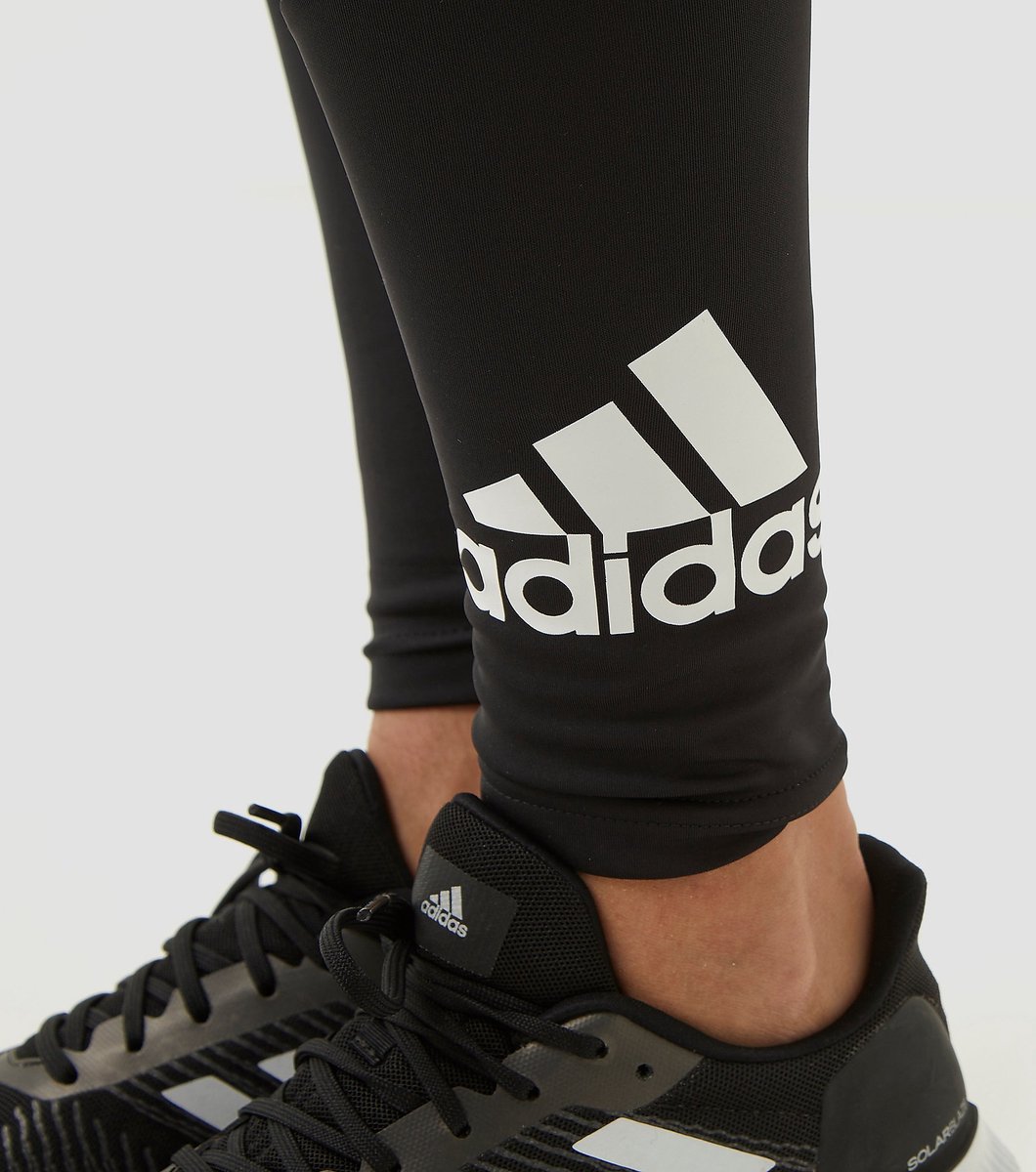 Adidas Big Logo Sport Tight Women - Zwart