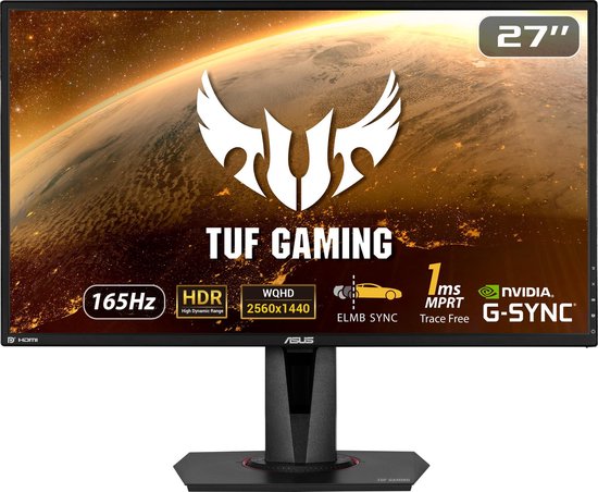 Asus TUF Gaming VG27AQ - Negro