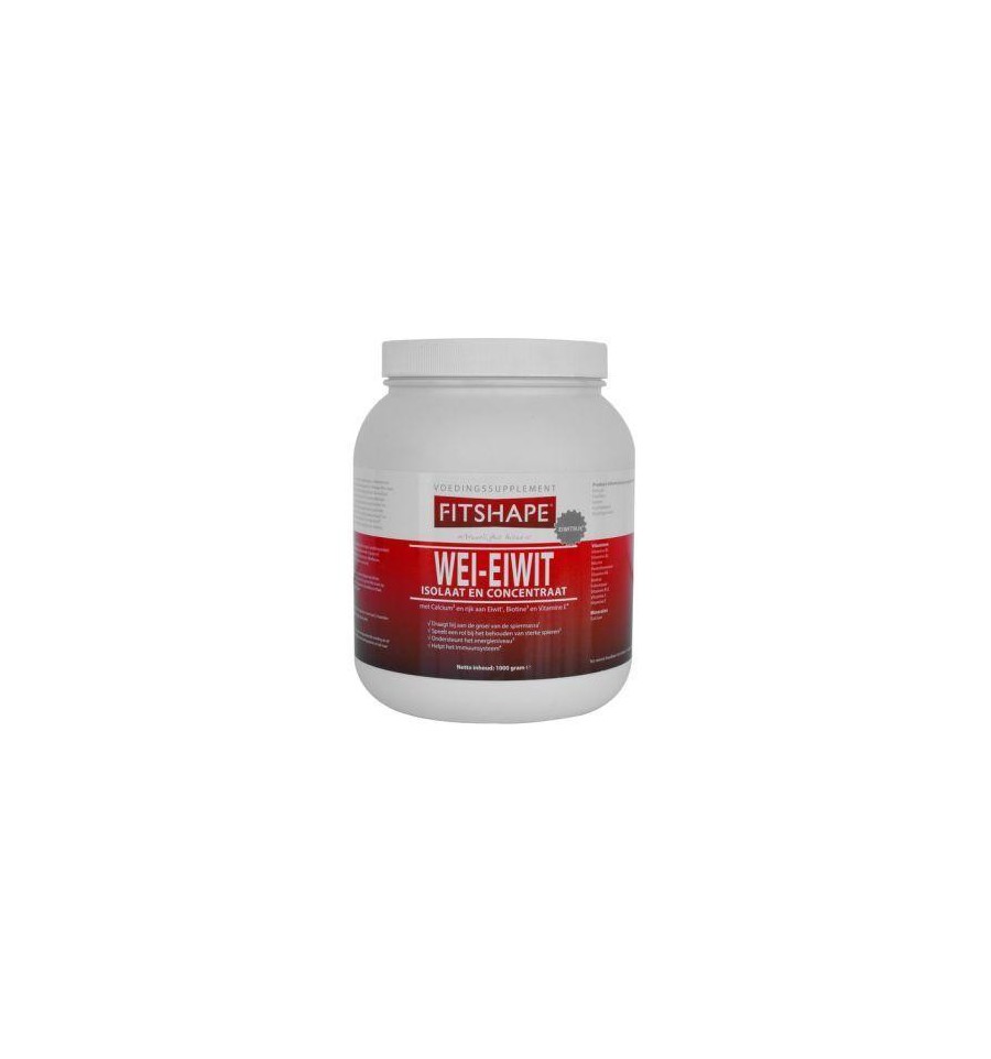 Fitshape Wei eiwit vanille 1 kg