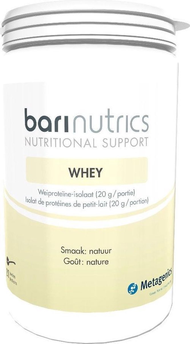 Metagenics Barinutrics Whey natuur 477 gram