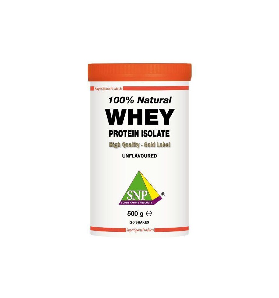 Snp Whey proteine isolate 100% natural 500 gram