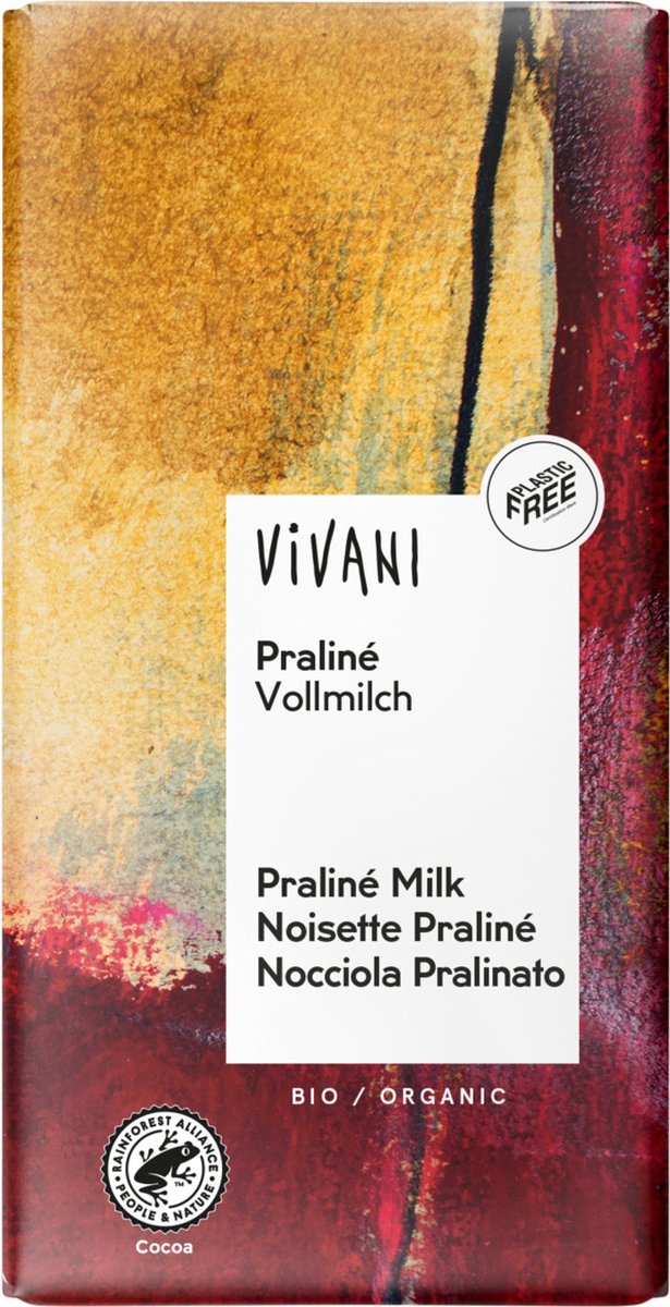 Vivani Chocolade melk praline 100 gram