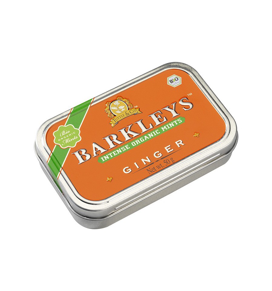 Barkleys Organic mints ginger bio 50 gram