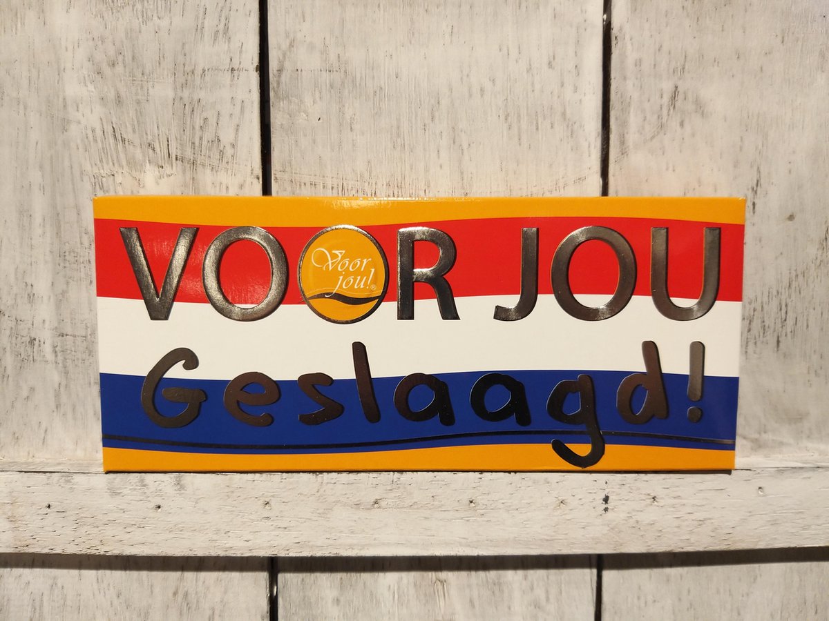 Voor Jou! Wensreep geslaagd 70 gram