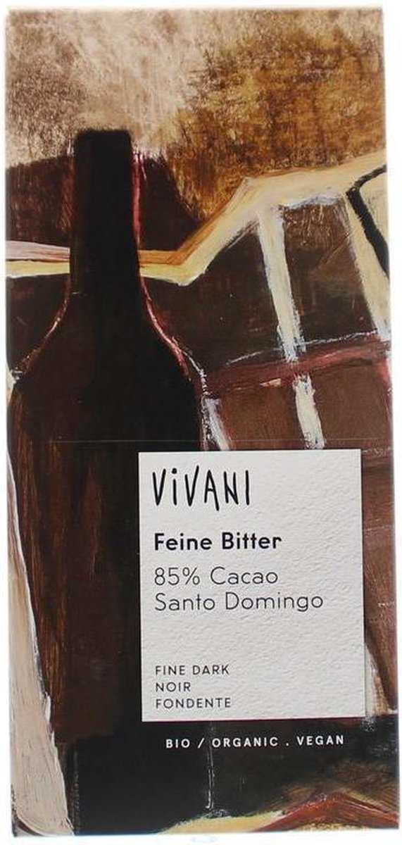 Vivani Chocolade puur 85% bio 100 gram