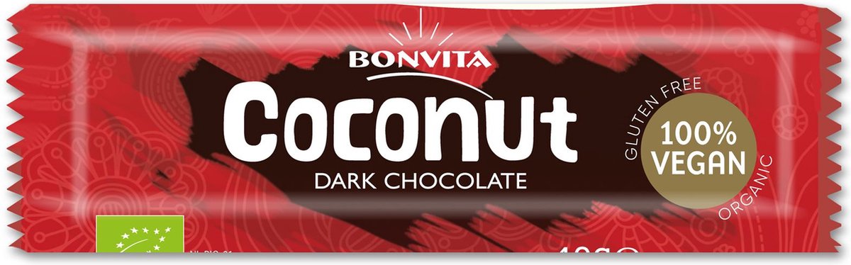 BonVita Bonbarr choco cocos bar puur 40 gram