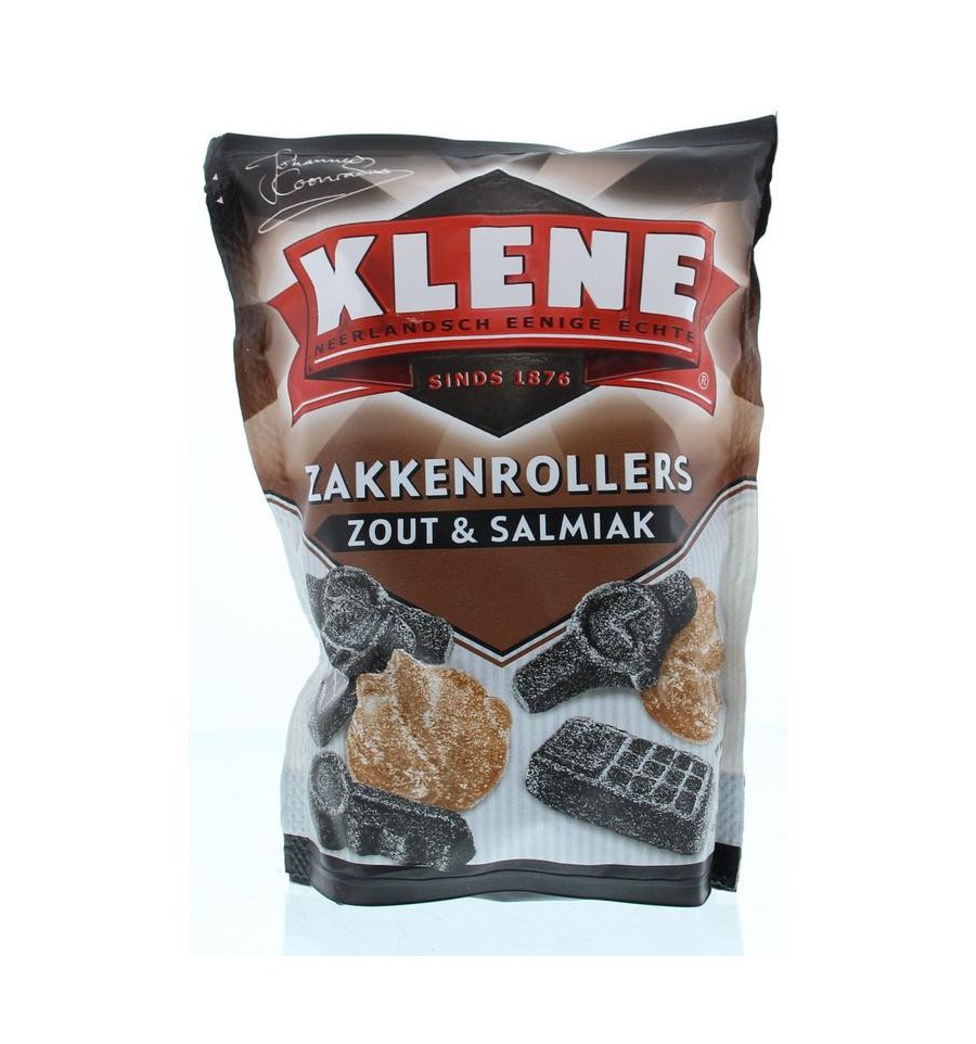 Klene Zakkenrollers gemengd zout & salmiak 260 gram