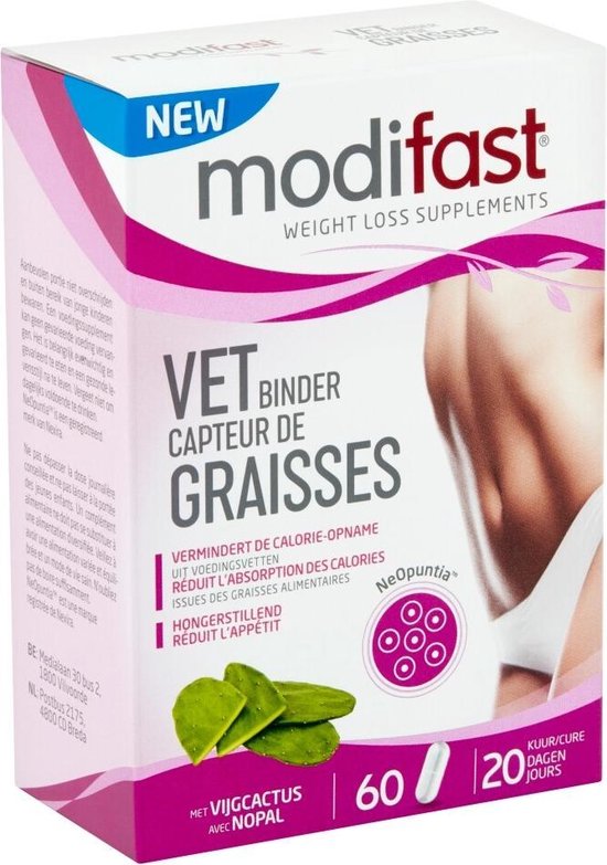 Modifast Vetbinder vijgcactus 60 capsules
