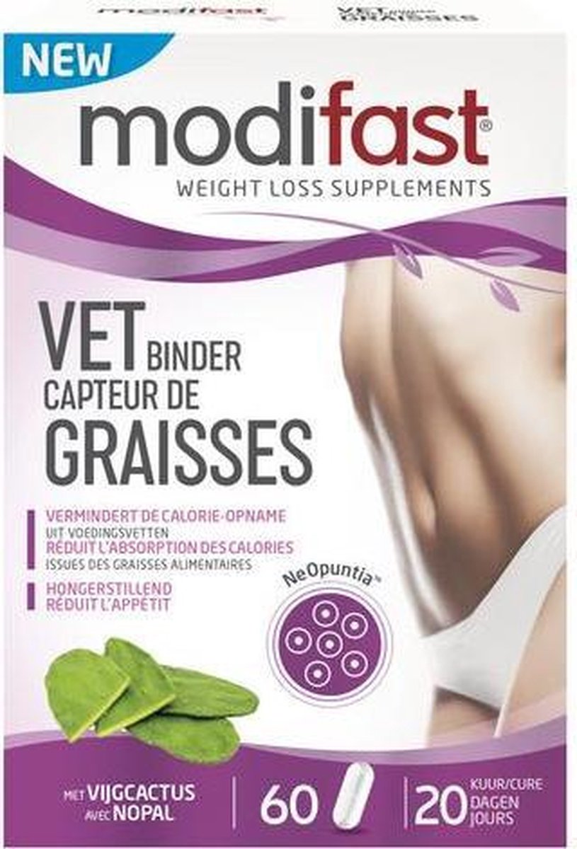 Modifast Vetbinder vijgcactus 60 capsules