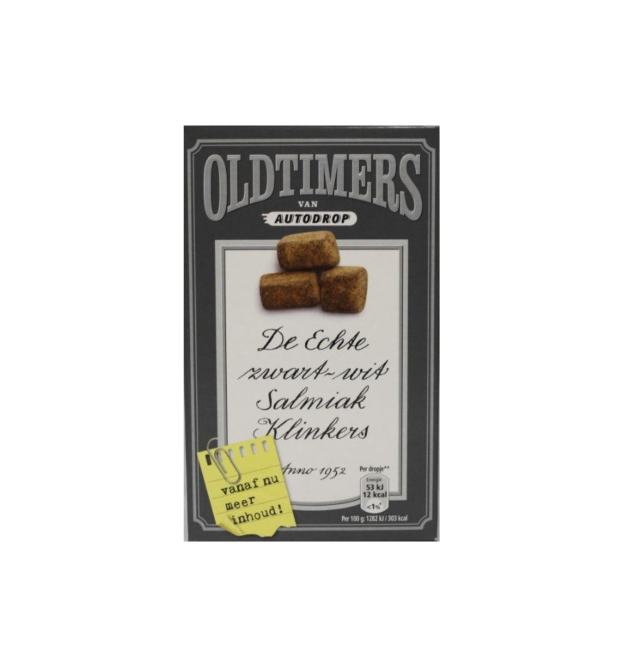 Autodrop Oldtimers salmiak klinkers 235 gram