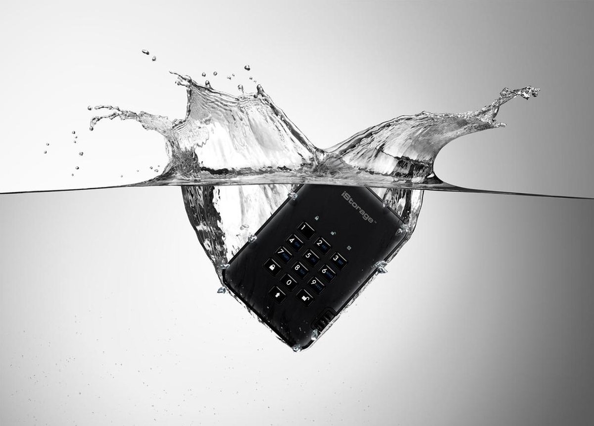 iStorage diskAshur 2 externe harde schijf 2000 GB - Zwart