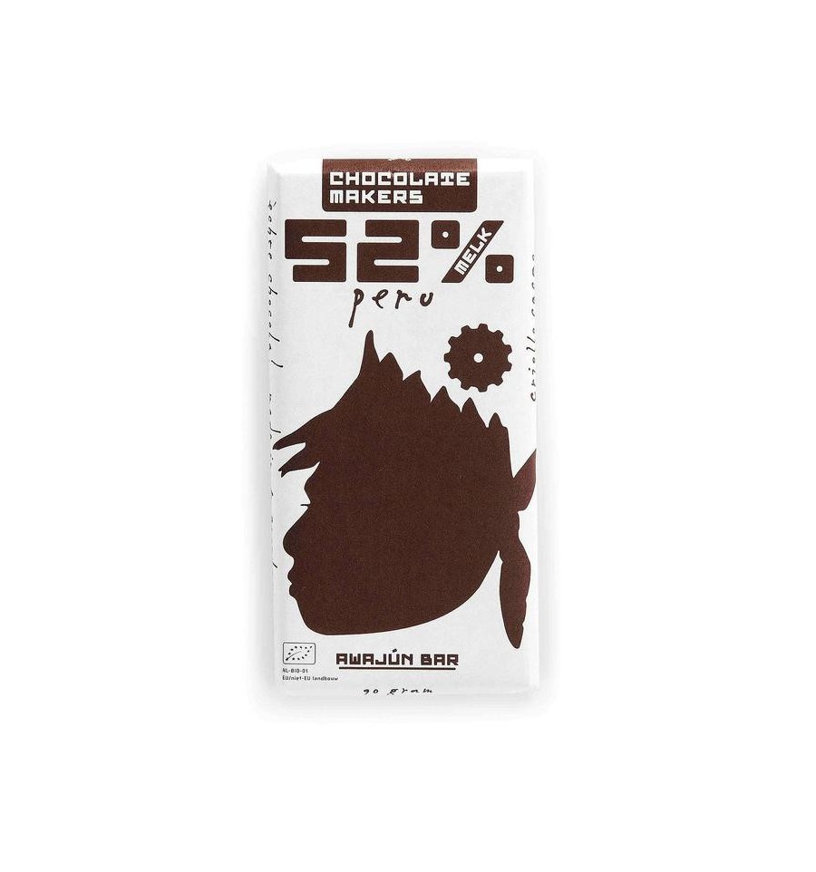 Chocolatemakers Chocolate Makers Awajun bar 52% melk 90 gram