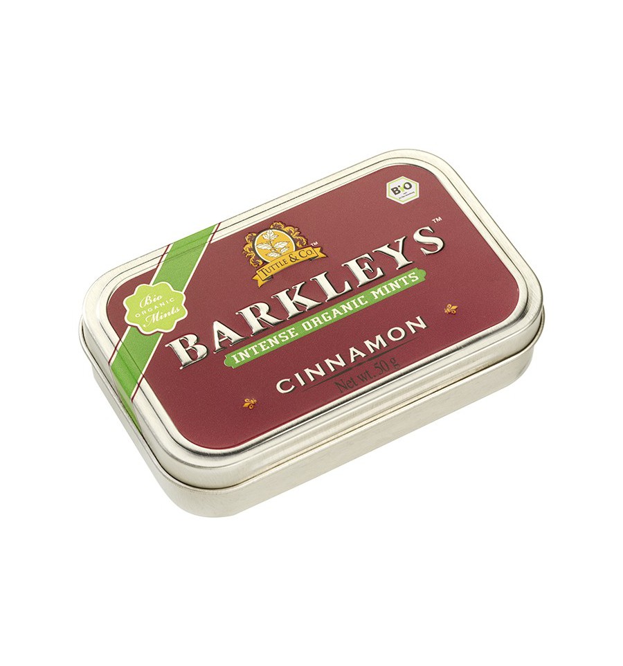 Barkleys Organic mints cinnamon bio 50 gram