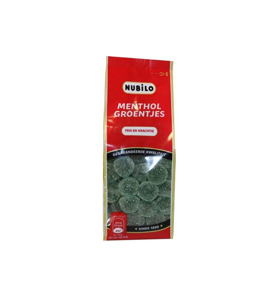 Nubilo Menthol groentjes 200 gram