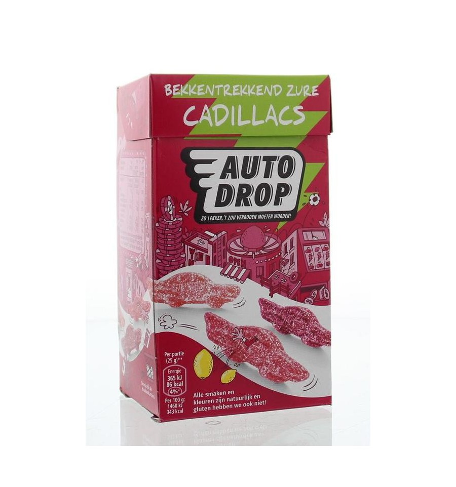 Autodrop Mixdoos zure cadillac 270 gram