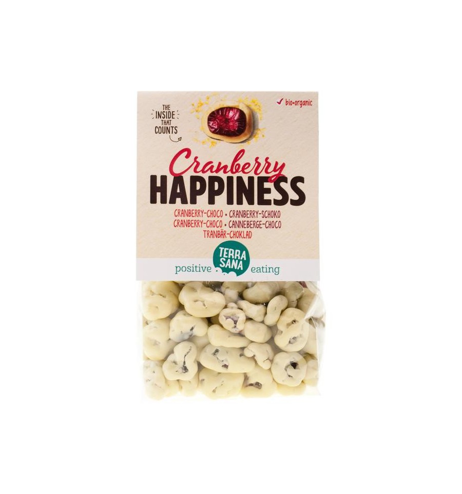 Terrasana Cranberry happiness choco 150 gram