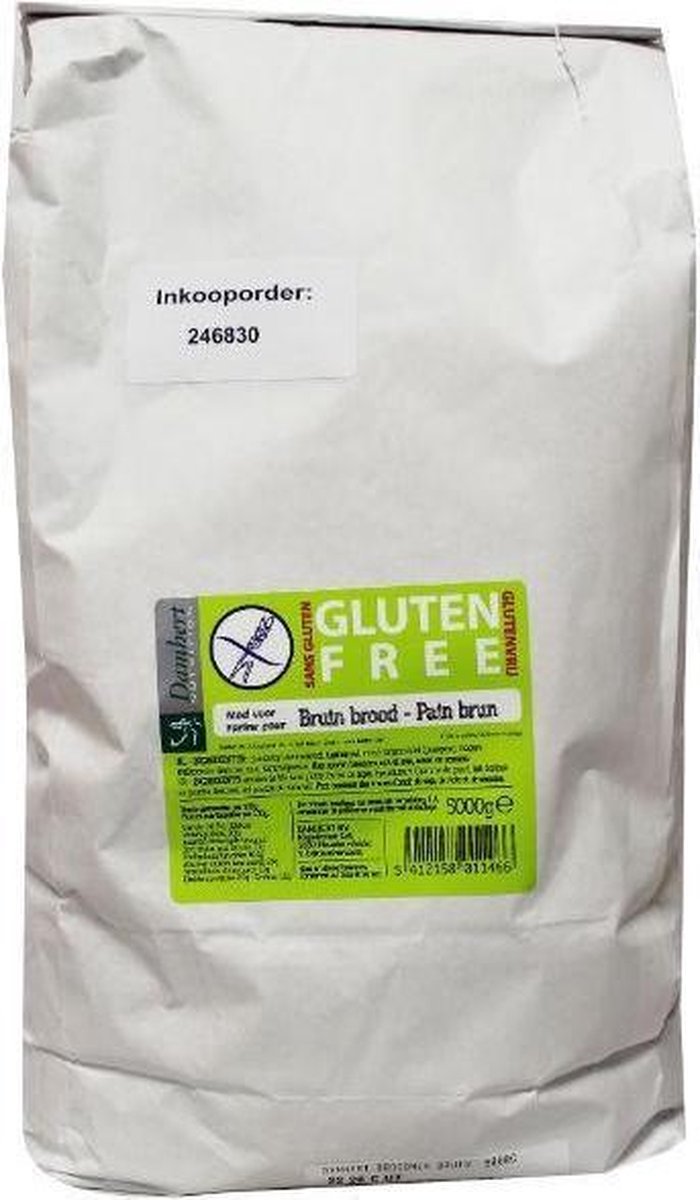 Damhert Broodmix bruin glutenvrij 5 kg
