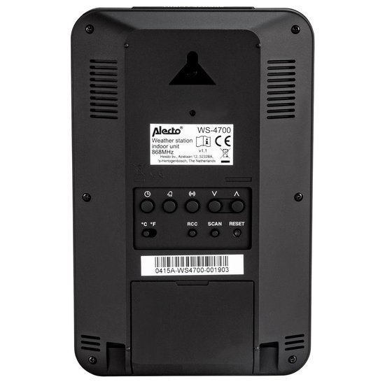 Alecto WS-4700 - Zwart