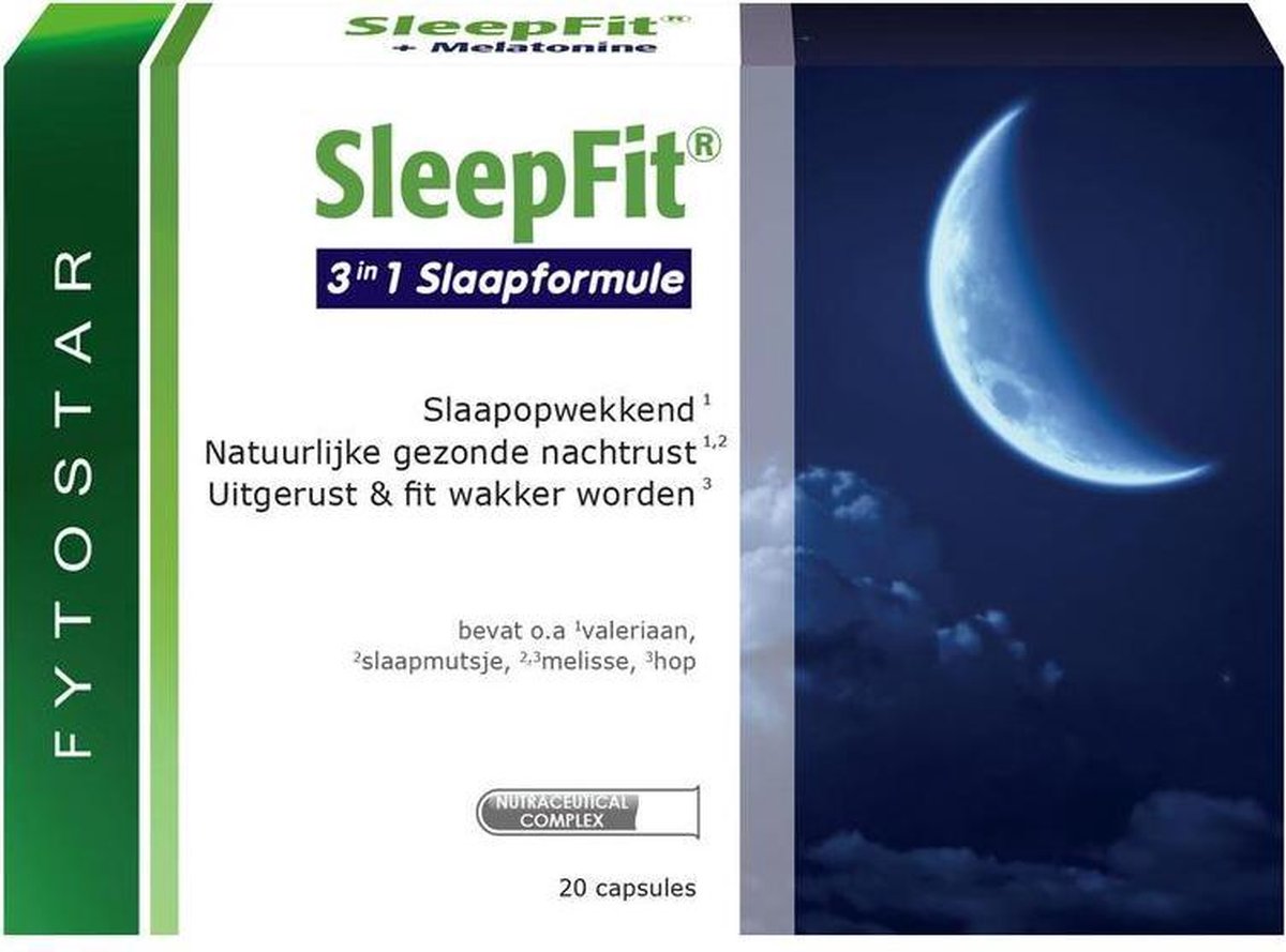 Fytostar SleepFit 3 in 1 slaapformule 20 capsules