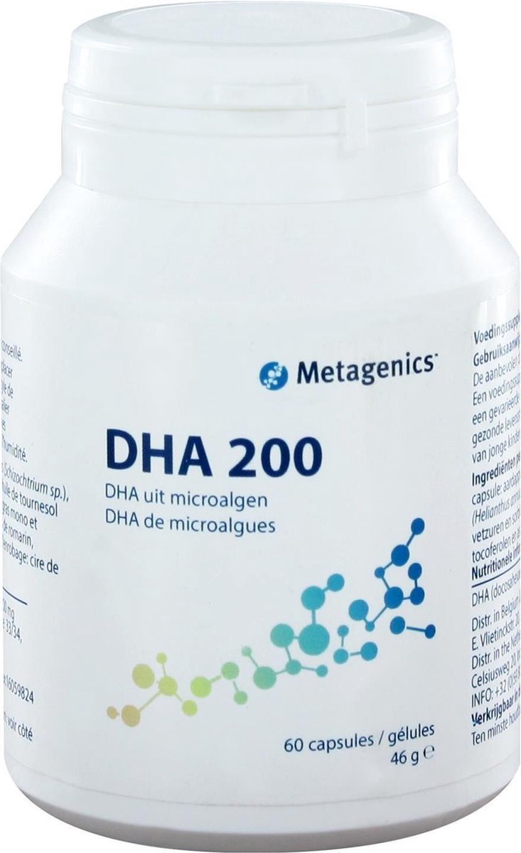 Metagenics DHA 200 potje 60 capsules