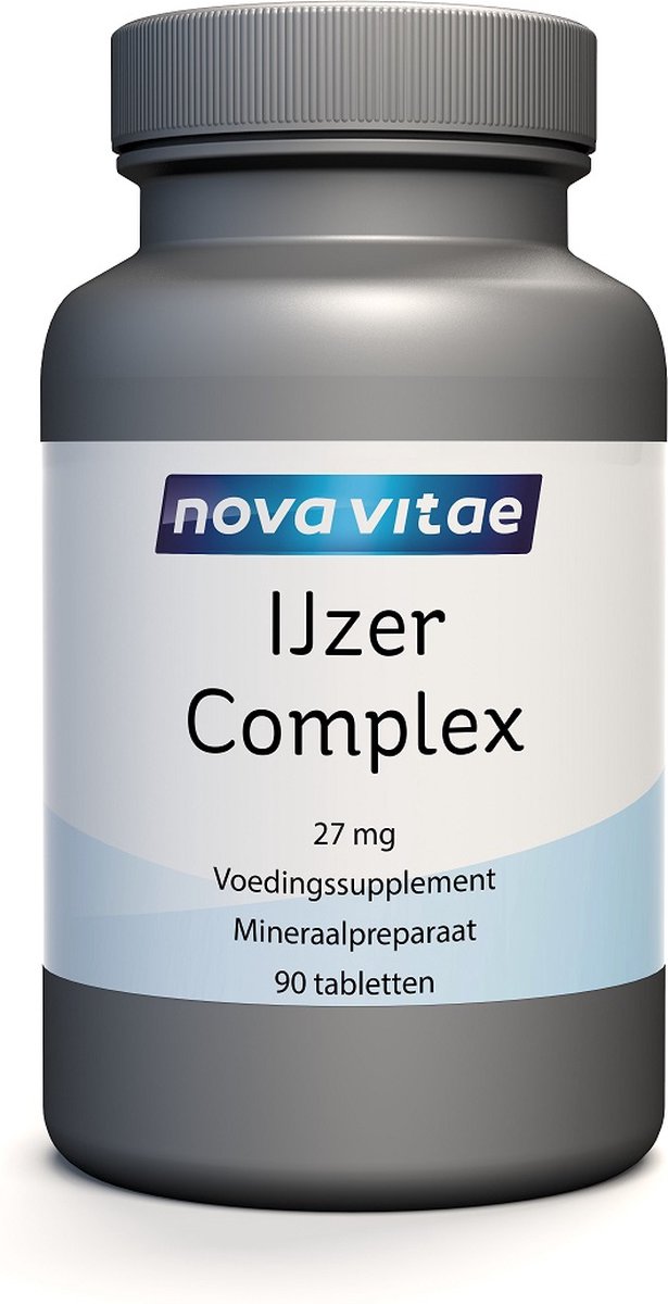 Nova Vitae IJzer complex 27 mg 90 tabletten