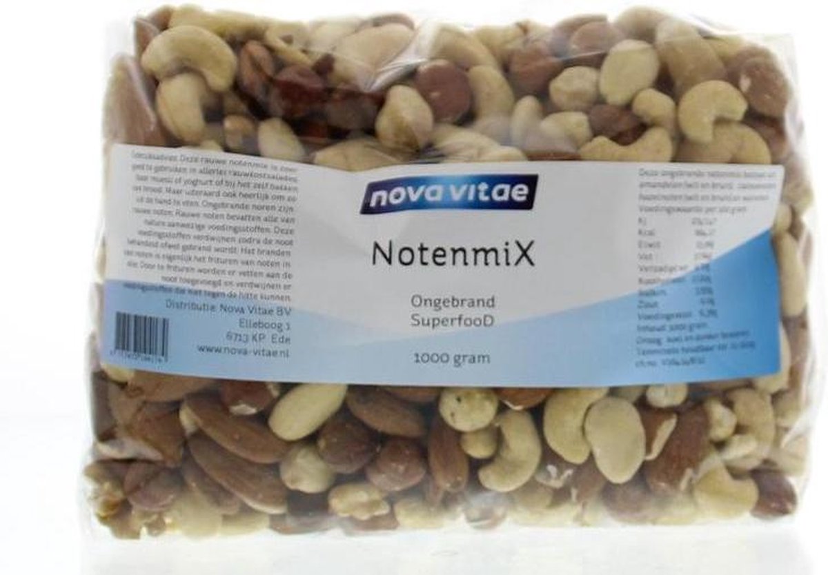 Nova Vitae Notenmix Ongebrand 1 kg
