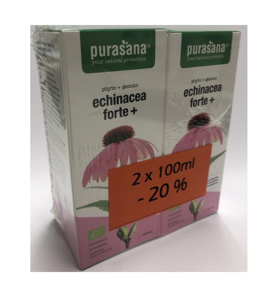 Purasana Echinacea forte+ promo pack bio 200 ml