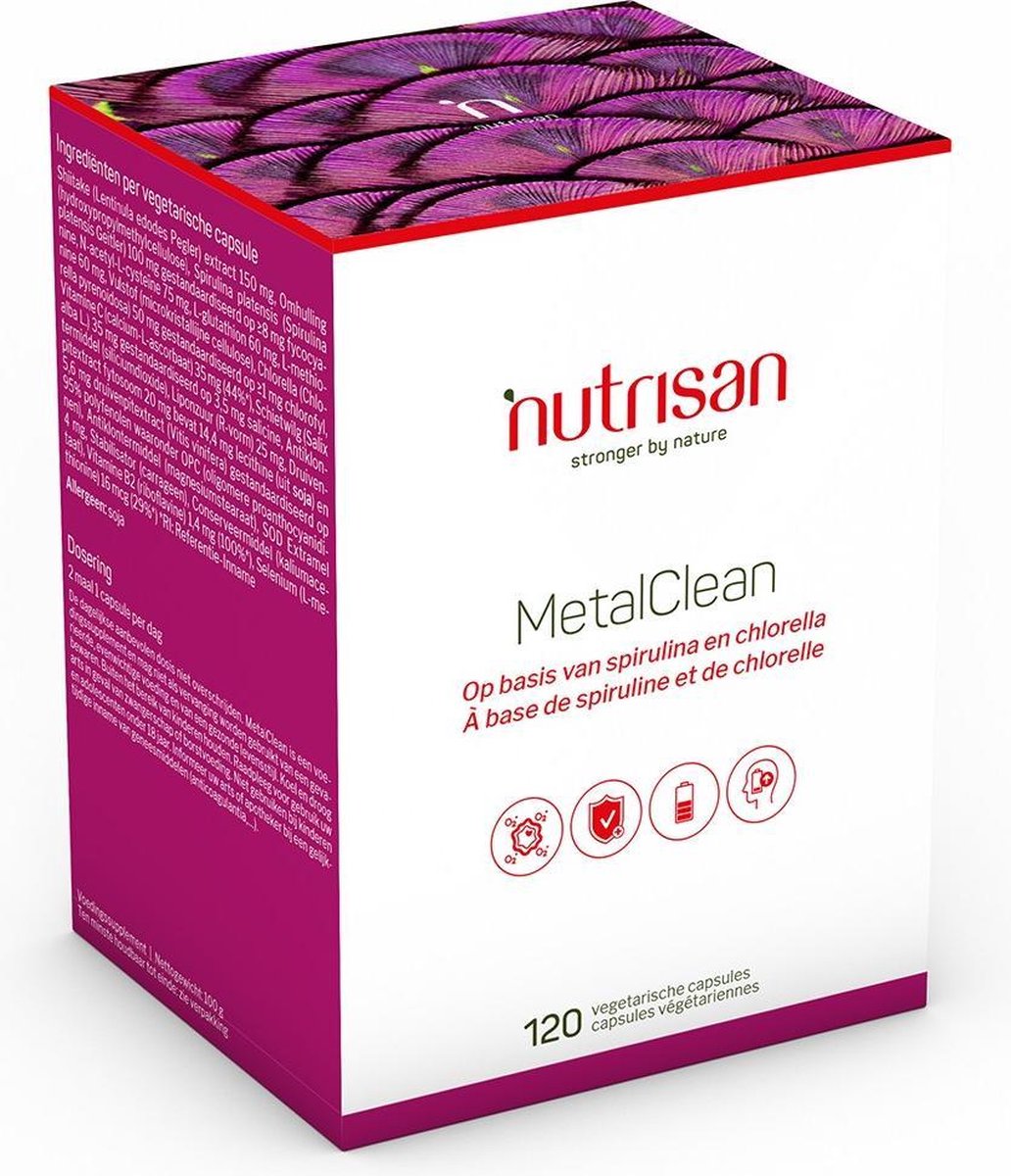 Nutrisan Metal clean 120 capsules