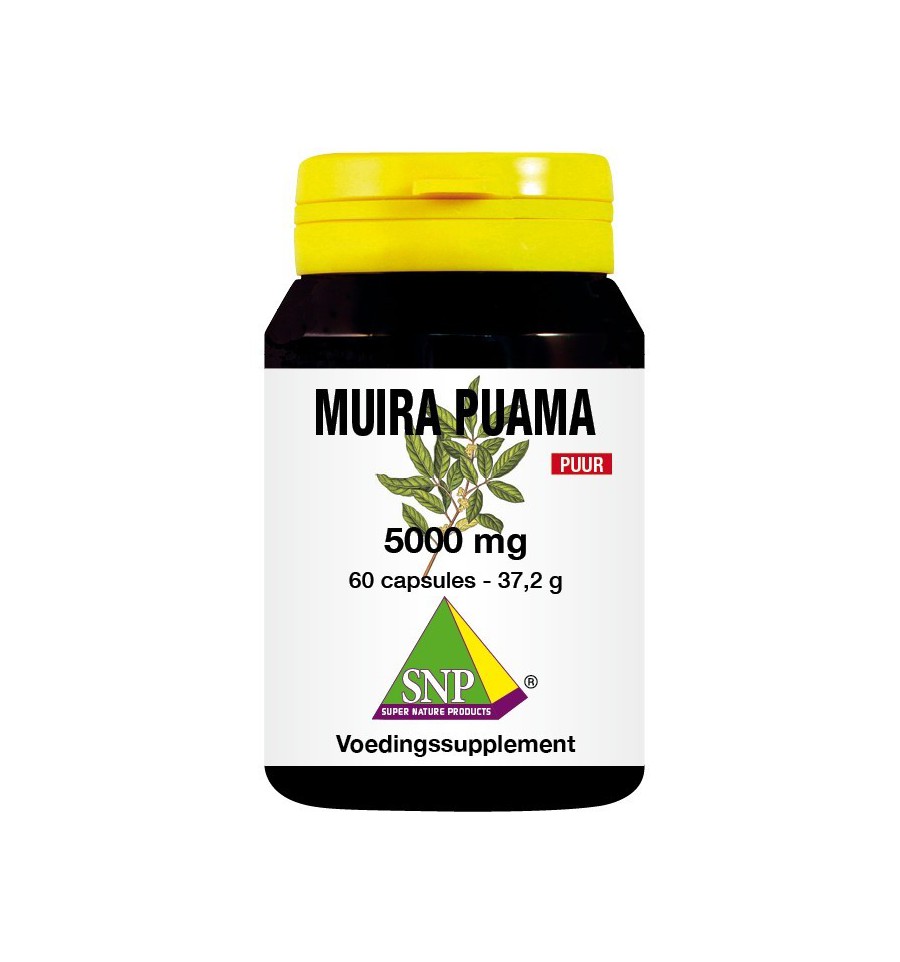 Muira SNP puama 5000 mg puur 60 capsules