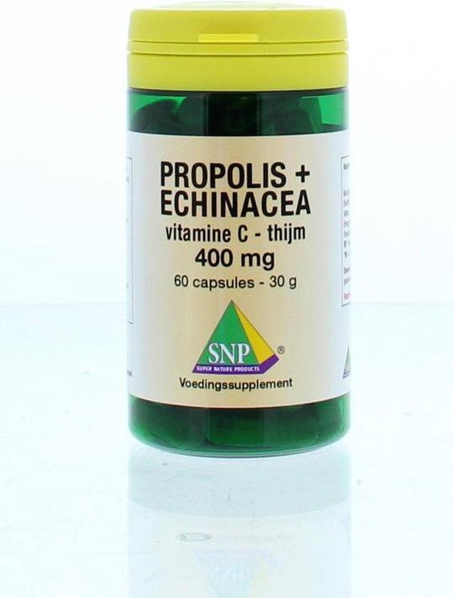Snp Propolis & echinacea & thijm & vitamine C 400 mg 60 capsules