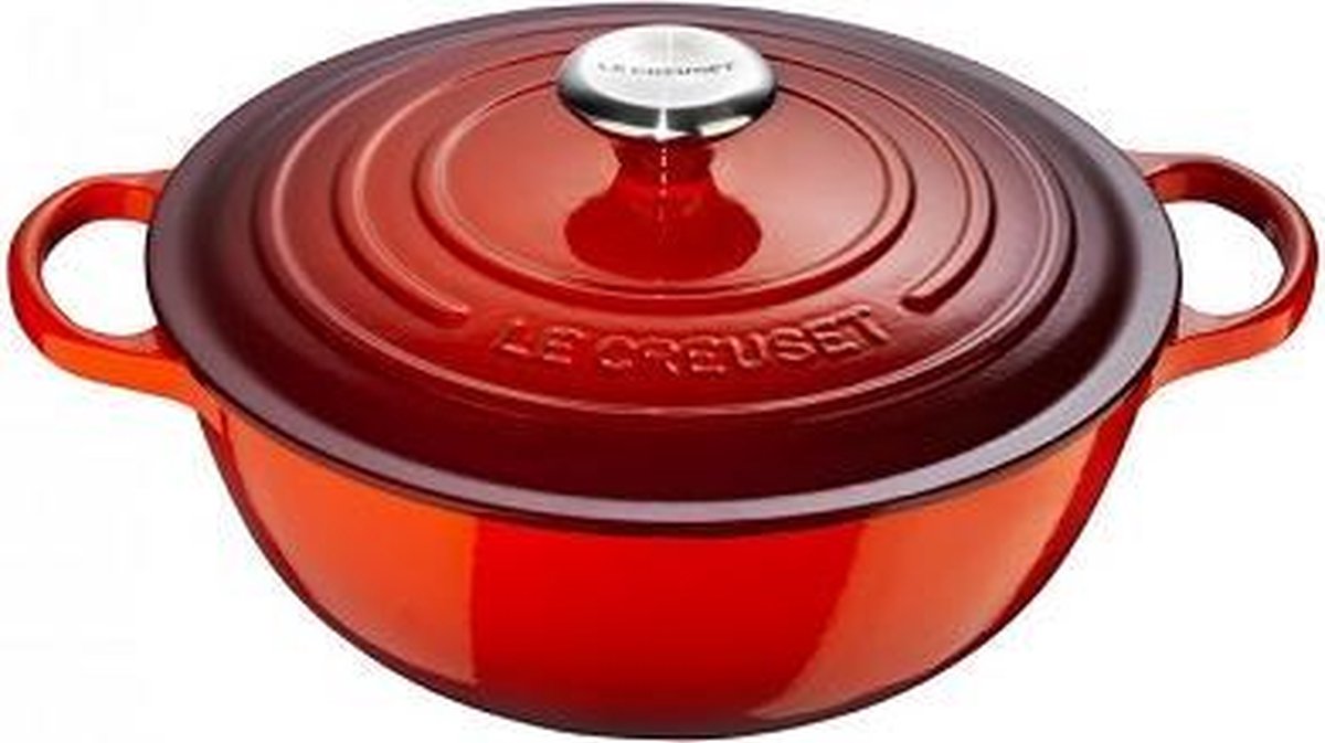 Le Creuset Marmite Braadpan 32 cm Kersen - Rood