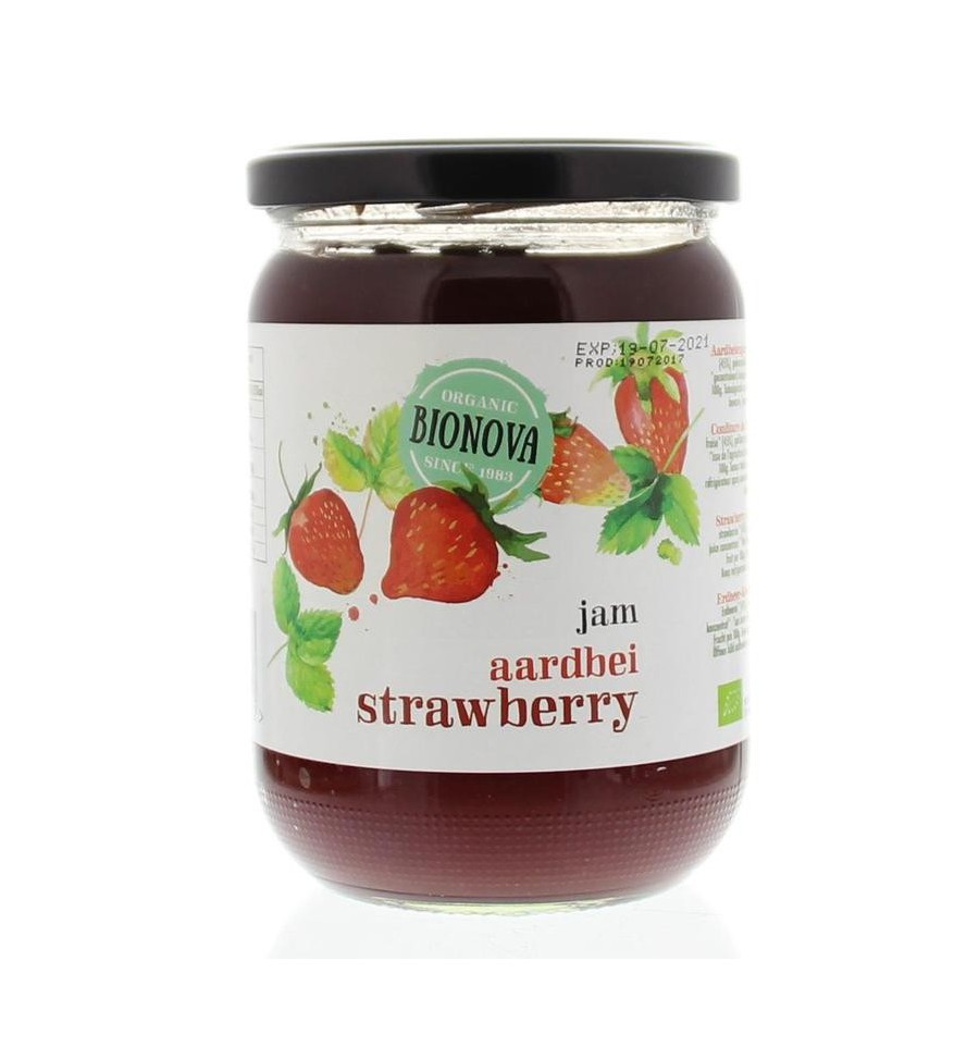 Bionova Aardbeienjam familie pot 600 gram