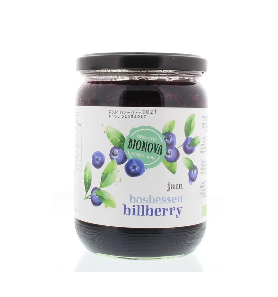 Bionova Bosbessenjam familie pot 600 gram