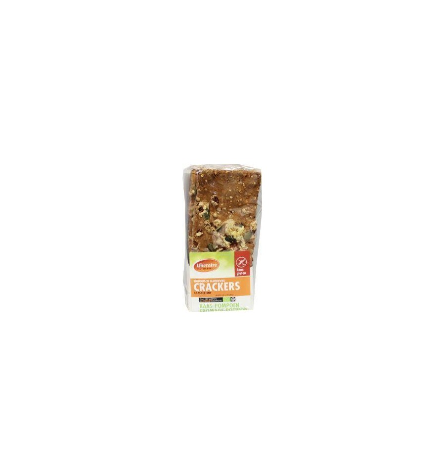 Liberaire Crackers pompoen 250 gram