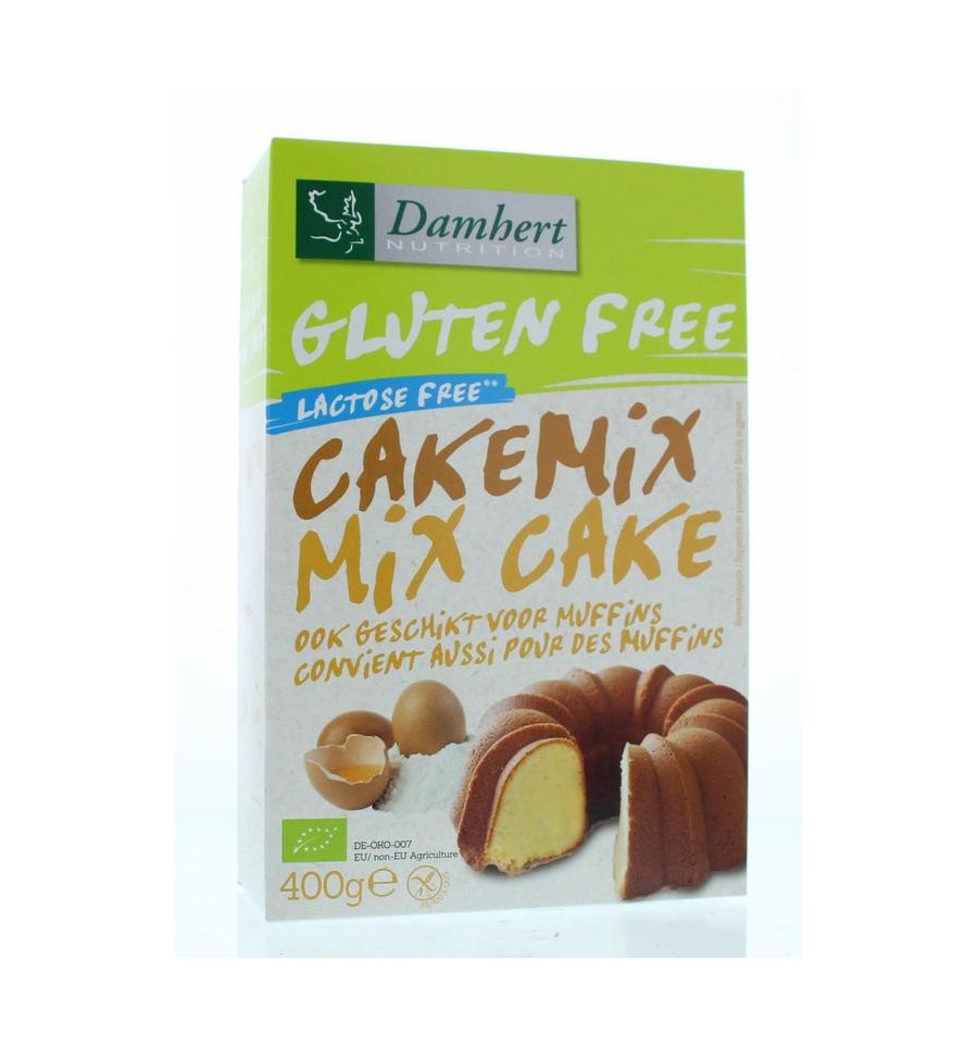 Damhert Cakemix glutenvrij 400 gram