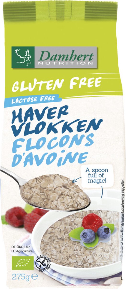 Damhert Havervlokken glutenvrij 275 gram