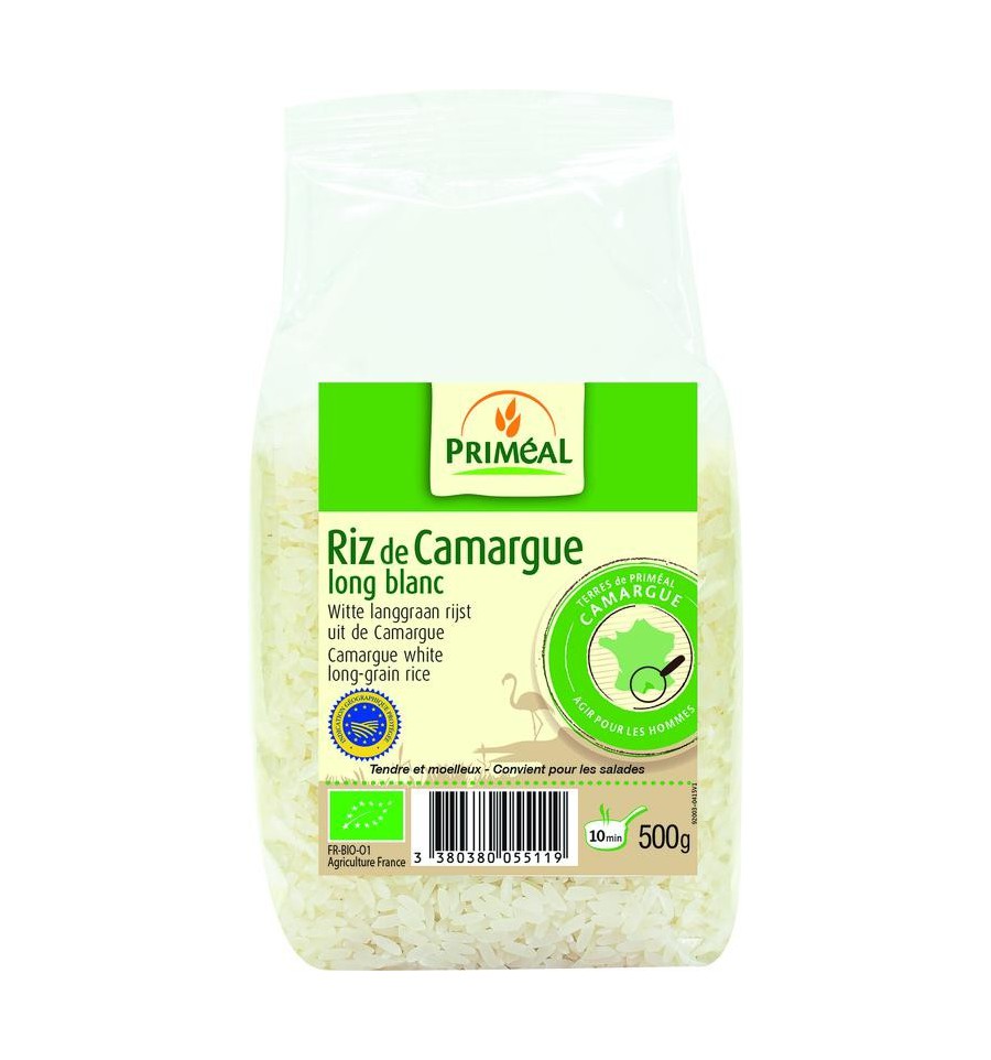 Primeal te langgraan rijst camargue 500 gram - Wit