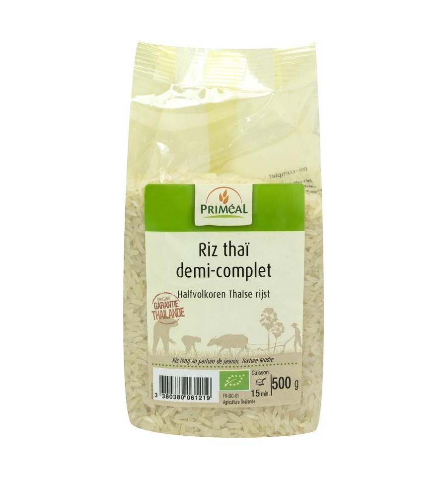 Primeal Halfvolkoren Thaise rijst 500 gram