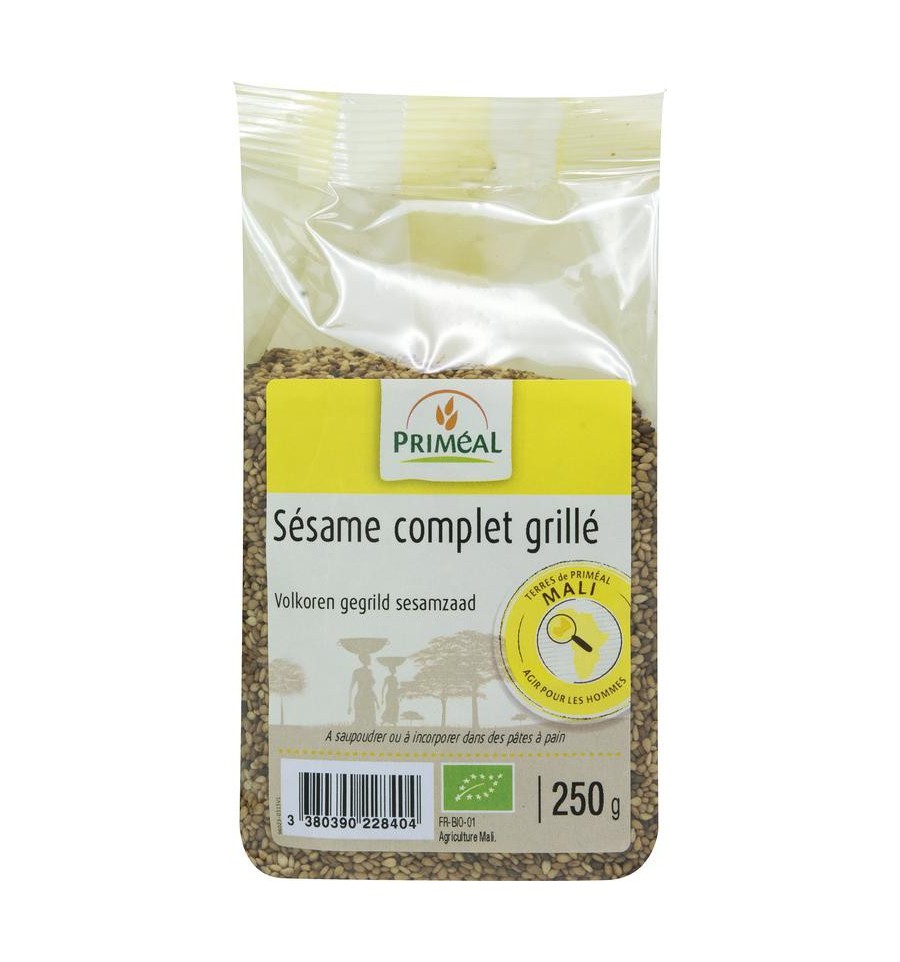 Primeal Volkoren gegrild sesamzaad 250 gram