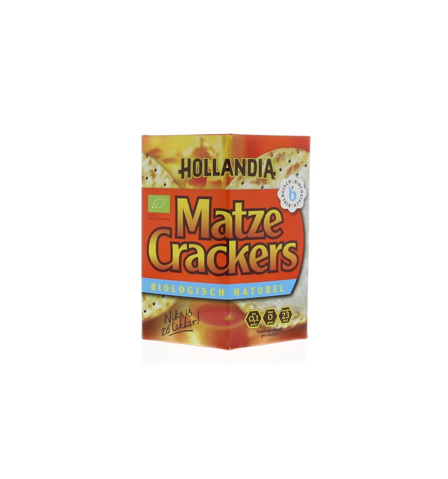 Hollandia Matzes Matze cracker naturel 100 gram