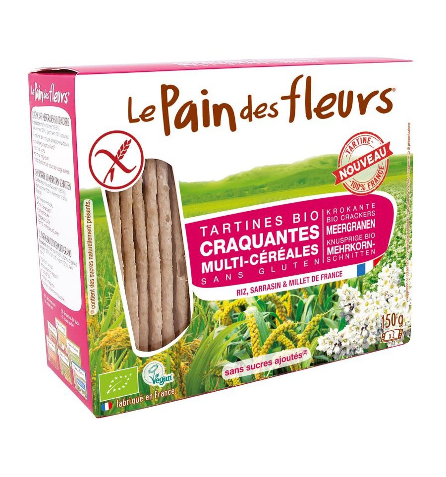 Ma vie Pain Des Fleurs Meergranen crackers 150 gram