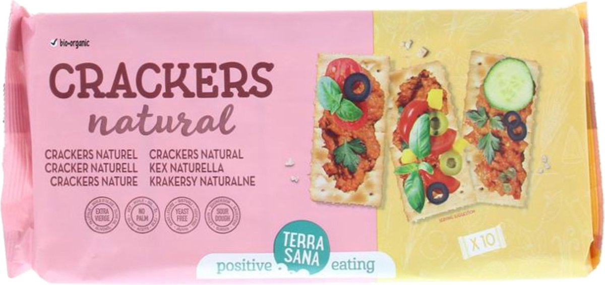 Terrasana Crackers naturel 300 gram