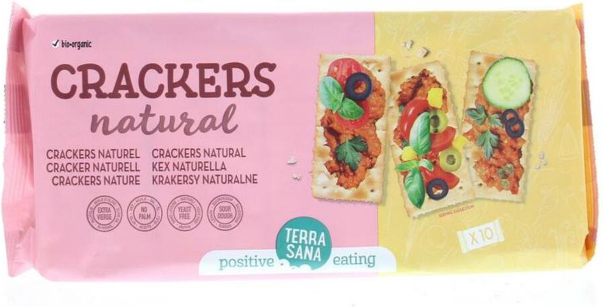 Terrasana Crackers naturel 300 gram
