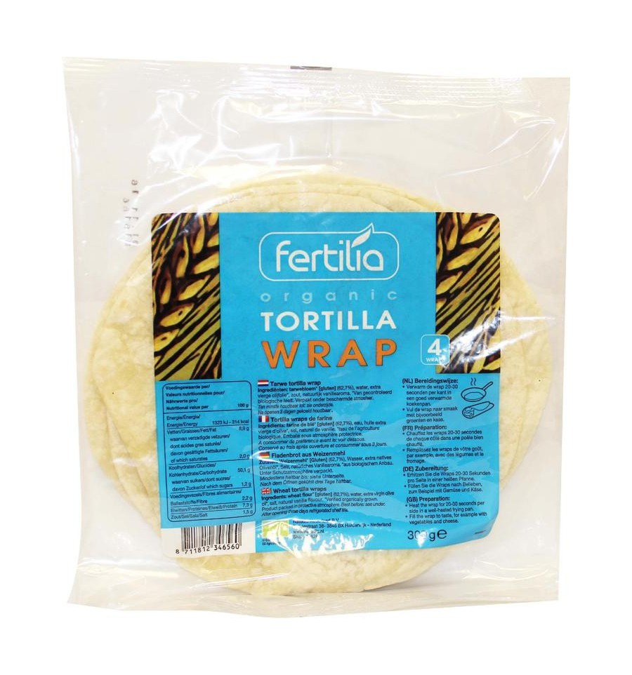 Fertilia Tortilla wraps 4 stuks