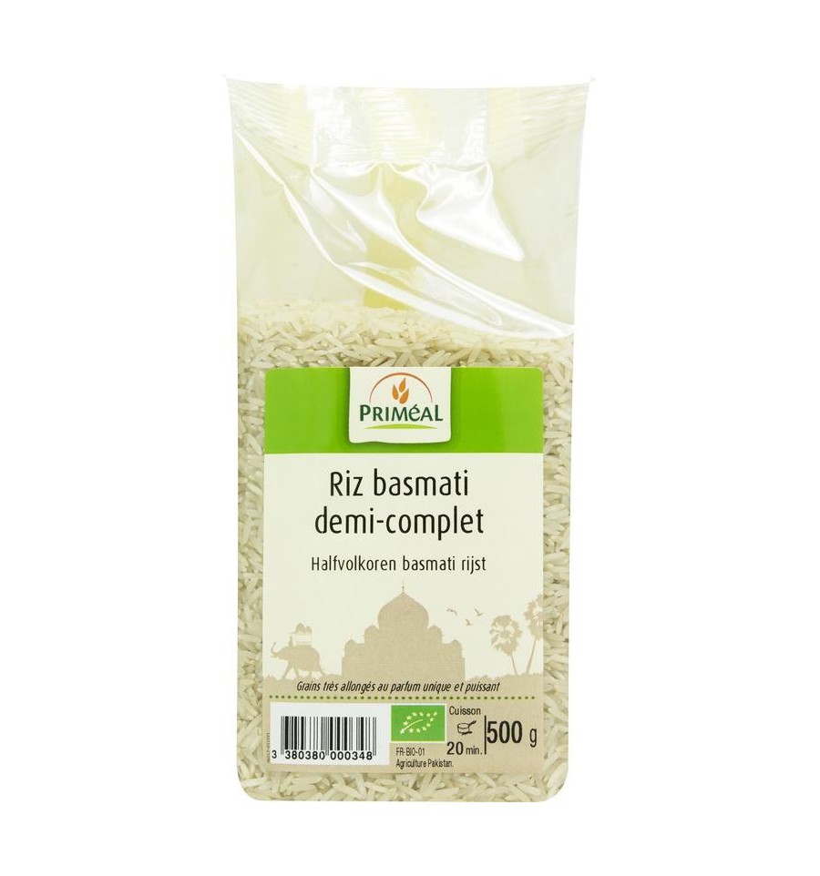 Primeal Halfvolkoren basmati rijst 500 gram