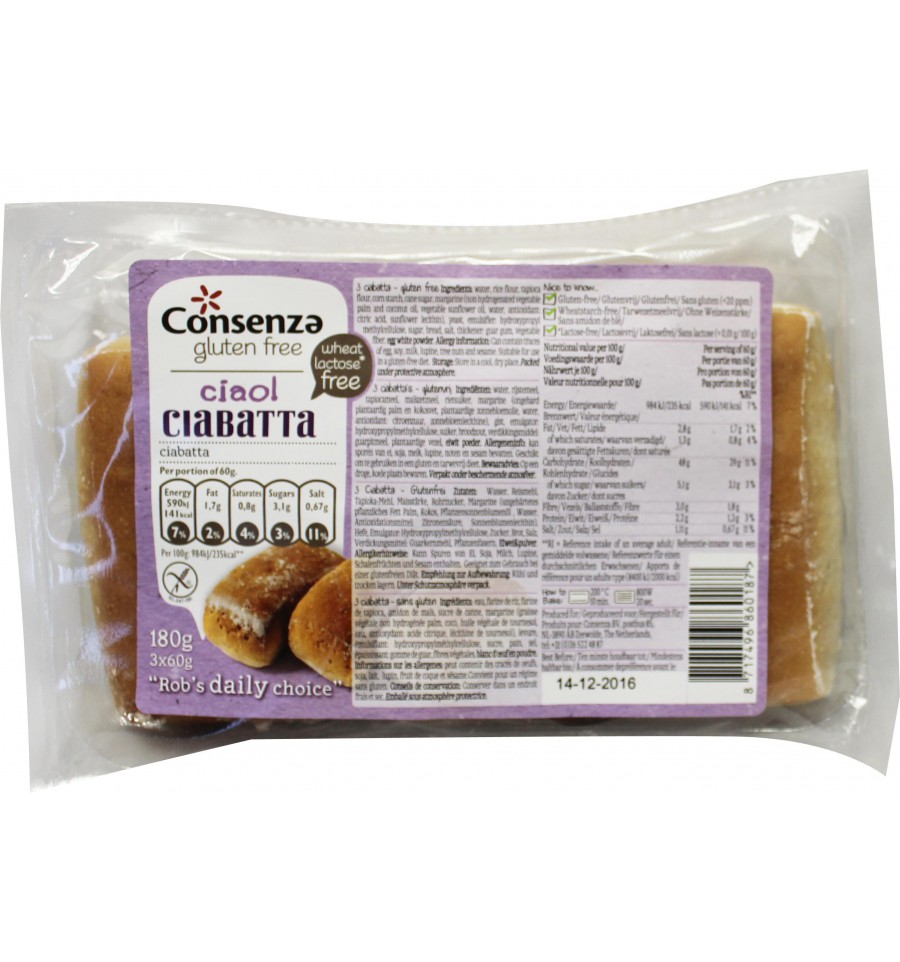 Consenza Ciabatta 180 gram