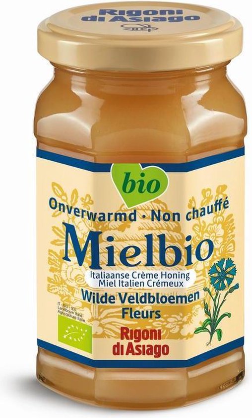 Mielbio Wilde veldbloemen creme honing 300 gram