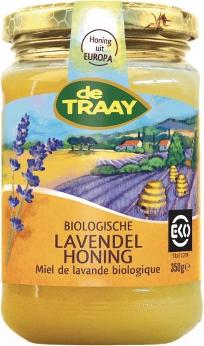 De Traay Lavendelhoning bio 350 gram